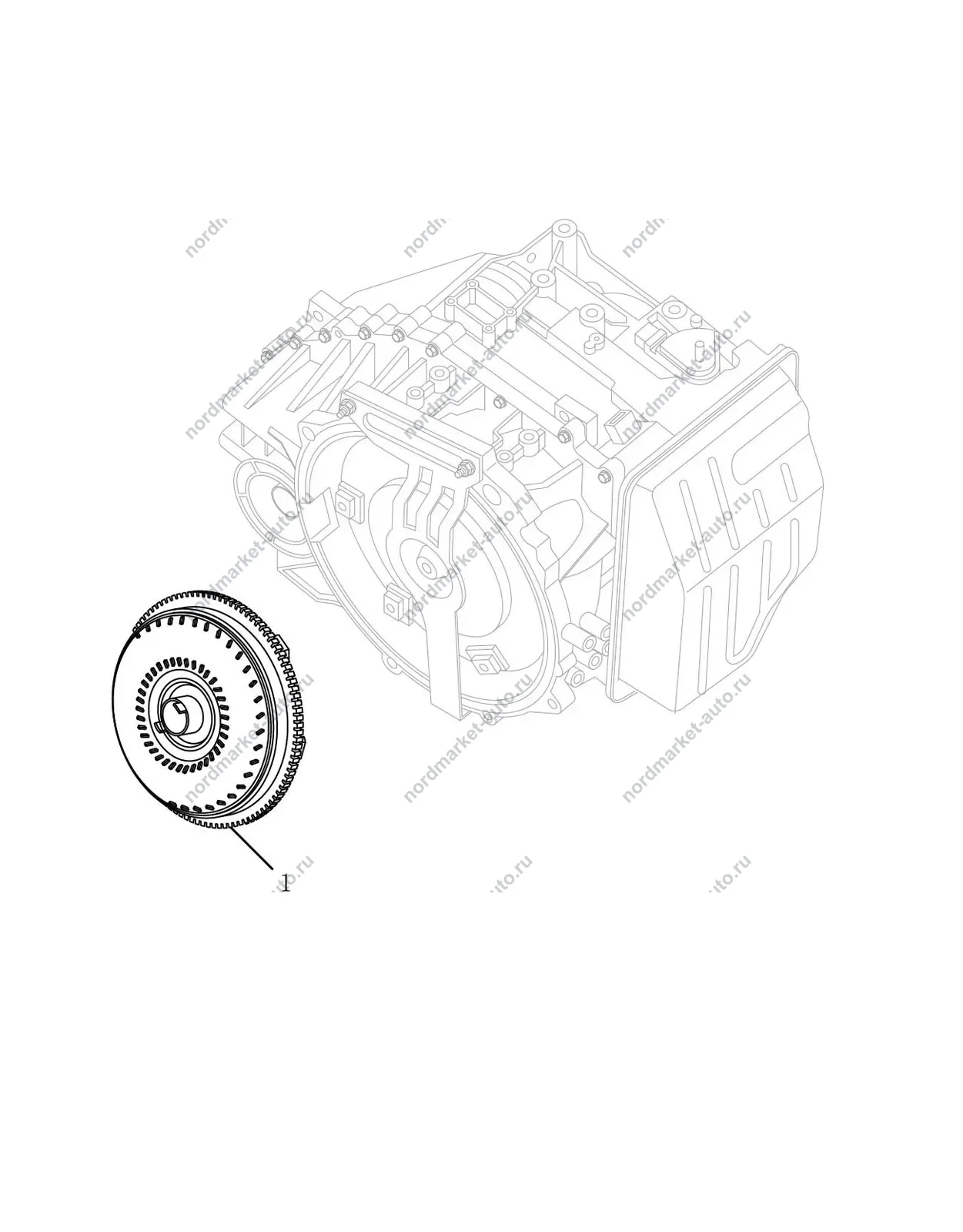 Схема: Гидротрансформатор, Geely Atlas