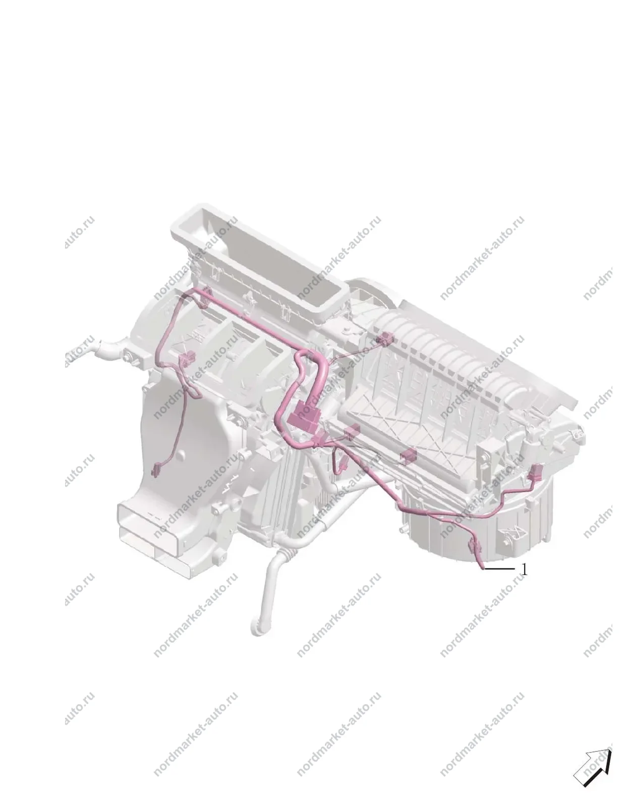 Схема: Проводка кондиционера, Geely Atlas