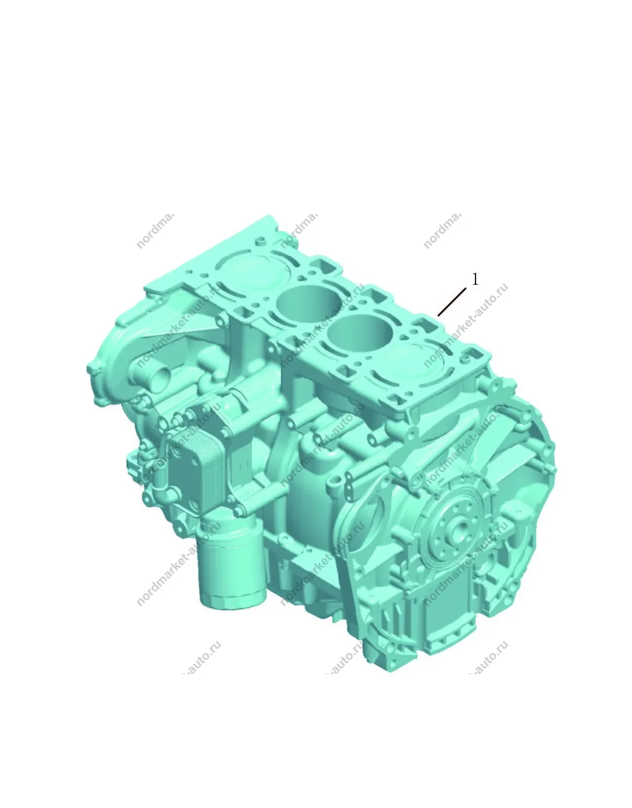 Схема: Блок цилиндров в сборе, Geely Coolray