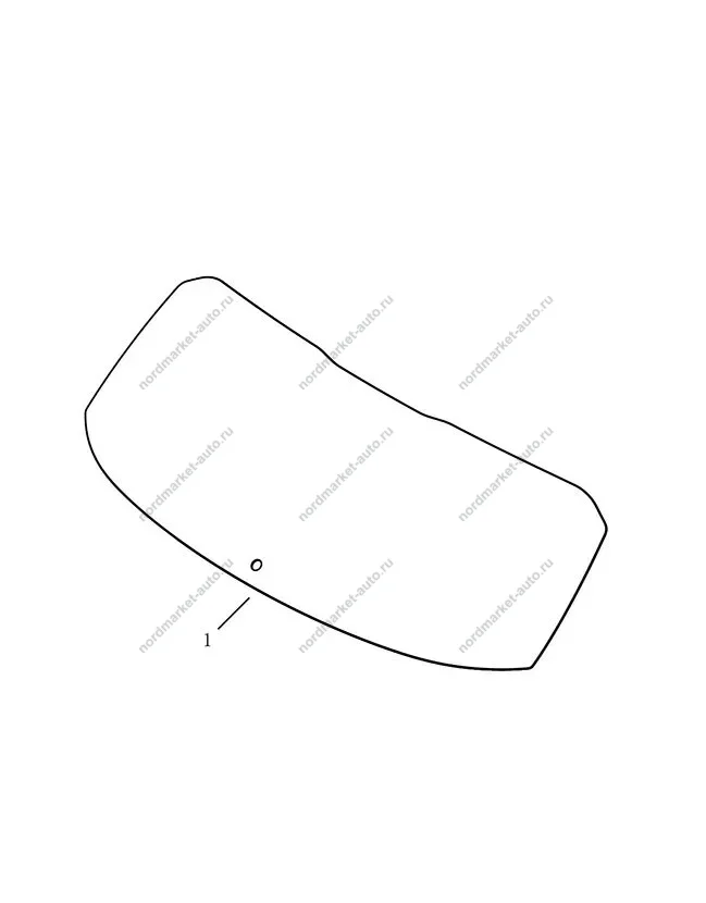 Схема: Заднее стекло, Geely Coolray
